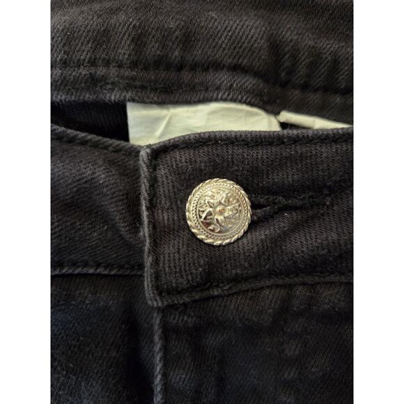 Western Ethics Classic Black Studded Cowgirl Extra Long Jeans, Women's Size 4 - Picture 4 of 14